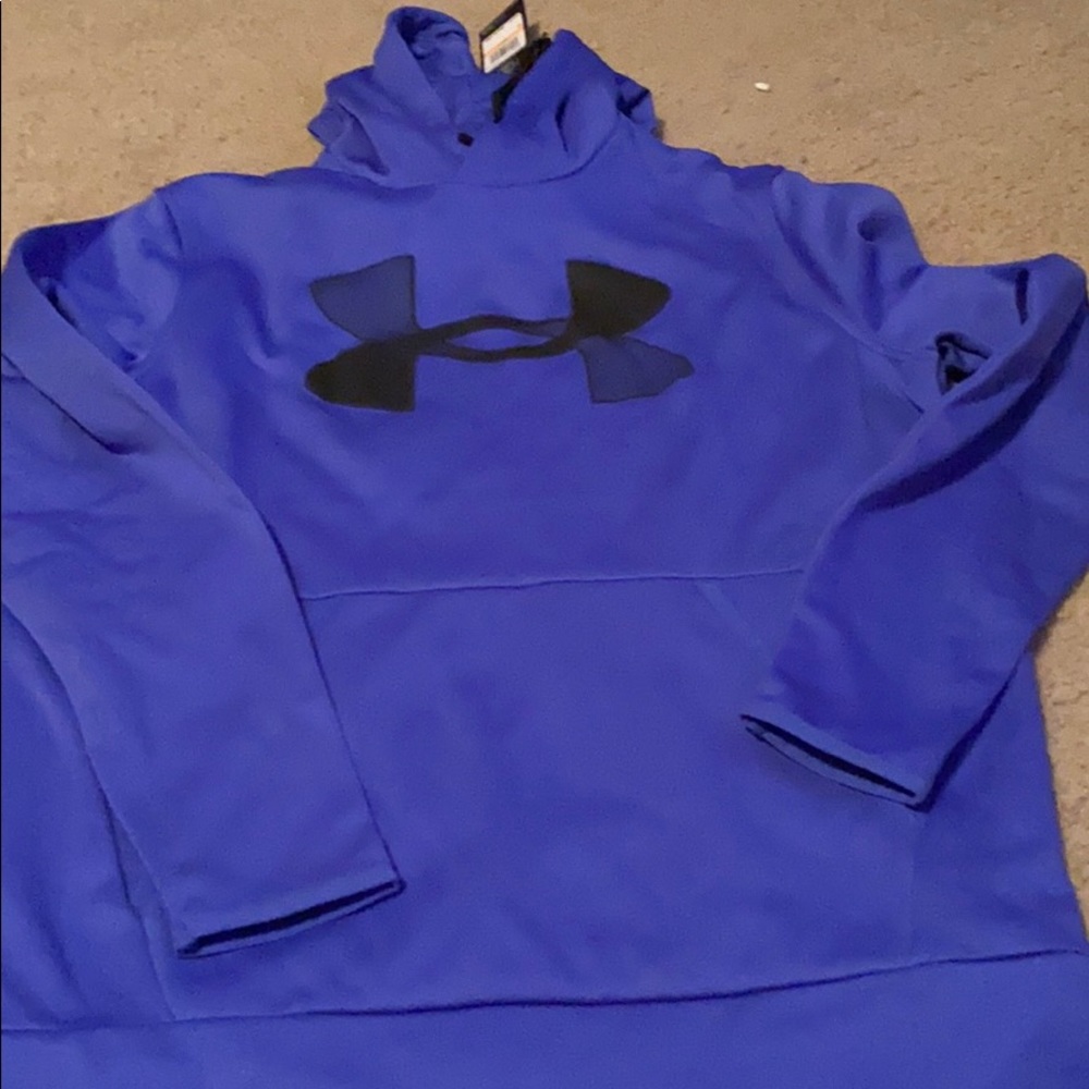 Under Armour blue hoodie